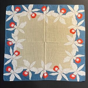 Vintage Philippe Venet Floral Neckerchief Scarf